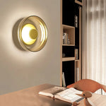 Afbeelding laden in galerijweergave, De Schitterende Gloed Premium Minimalistische Messing Wandlamp