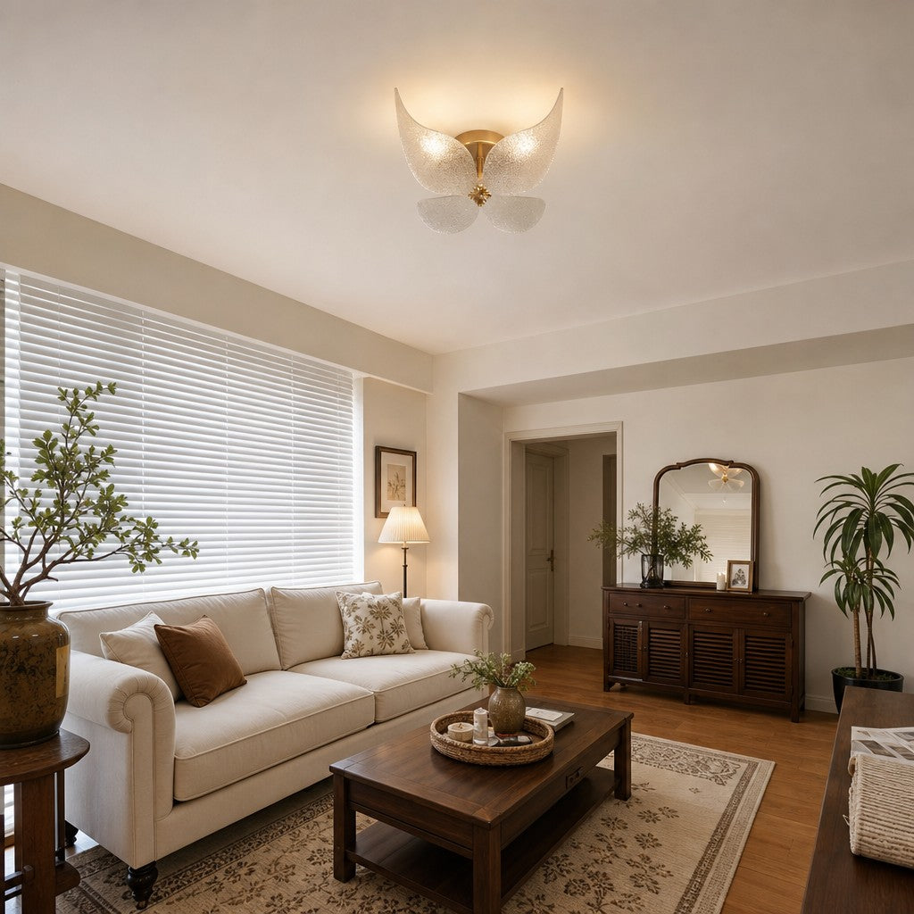 Lucenda Butterfly Decorative Ceiling Lamp – Elegant Retro Lighting for Corridor and Balcony
