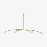 Charger l'image dans le visualiseur de la galerie, Lustre suspendu en verre Arden – Design géométrique minimaliste pour intérieurs modernes