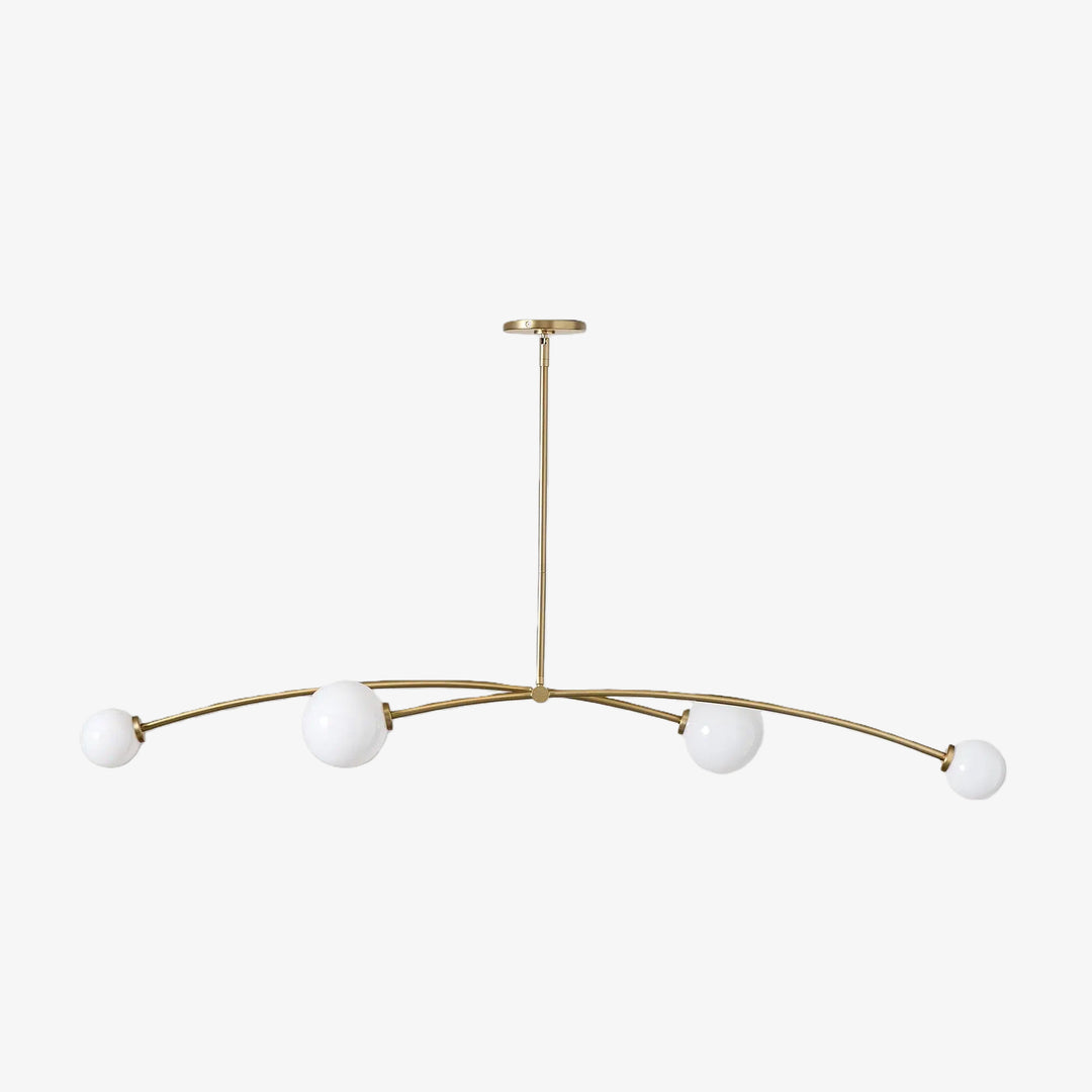 Lustre suspendu en verre Arden – Design géométrique minimaliste pour intérieurs modernes