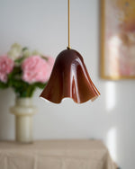 Load image into Gallery viewer, Bellina Artistic Glass Pendant Light - Modern Bloom Inspired Hanging Ceiling Lamp
