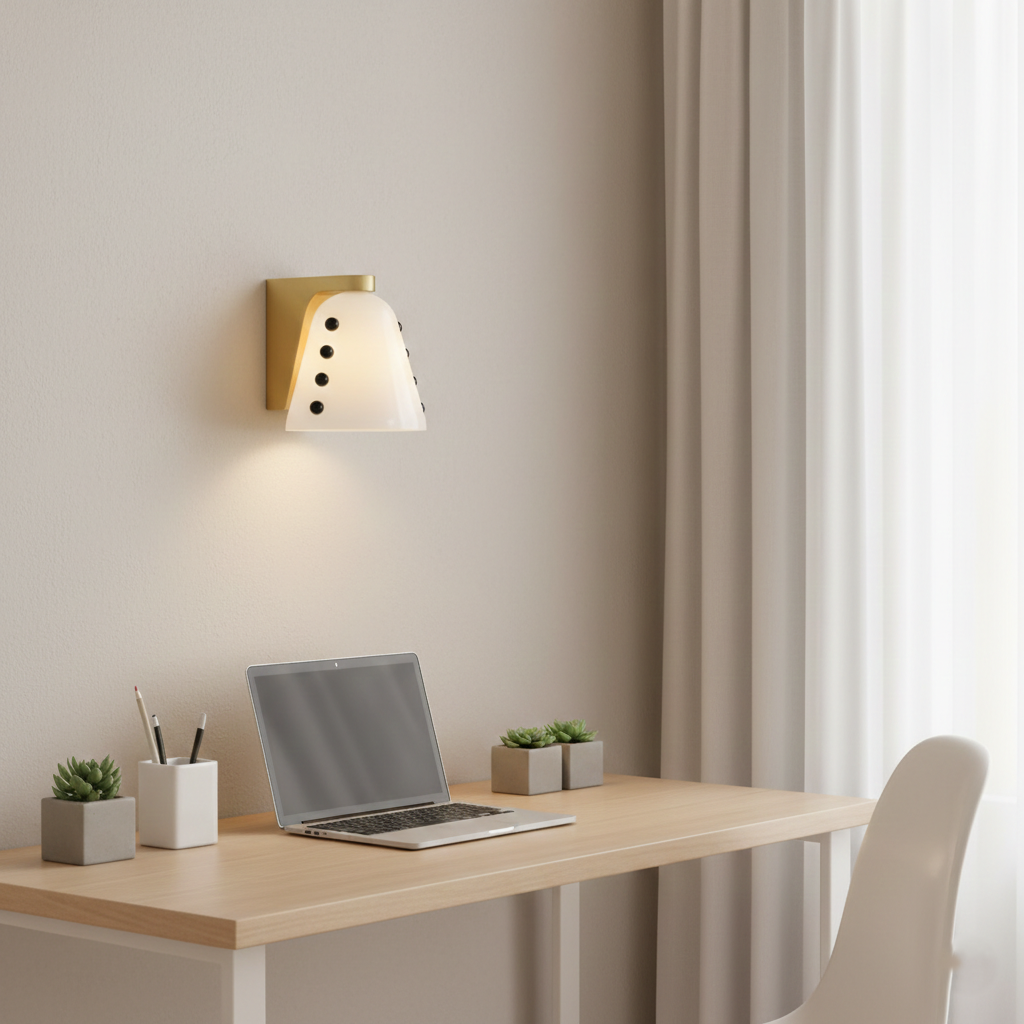 Lampada da parete moderna in ceramica minimalista Makki