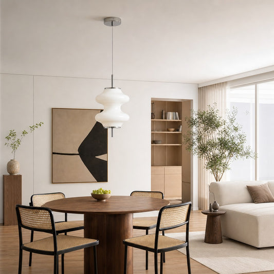 Lámpara colgante en capas Mallew Honeycomb – Lámpara colgante de vidrio con diseño moderno para comedor y dormitorio