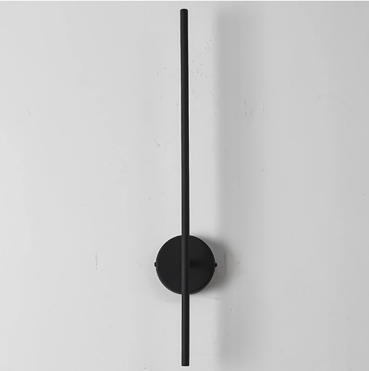 Lámpara de Pared Moderna de Aluminio Negro
