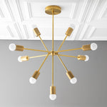 Load image into Gallery viewer, Mobilux Line Modern Chandelier - Mid Century Ceiling Light Fixture
