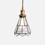 Cargar imagen en el visor de la Galería, French country ripple glass light fixture