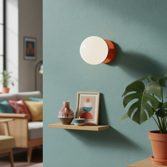 Nebulon Künstlerische Keramik-Wandlampe mit sanftem Leuchten – Perfekt für Wohnzimmer und Flure