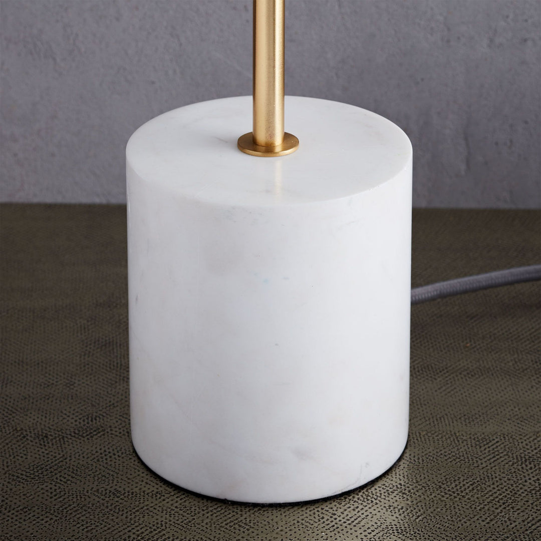 Sphere Alessora Table Lamp - Modern Marble Metal Desk Light