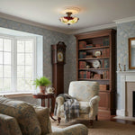 Afbeelding laden in galerijweergave, TF Botanica Bloemen Glas Plafond- en Hangverlichting - Kunstglas Stijl Armatuur voor Kamers