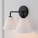 Load image into Gallery viewer, Conica Cone Wall Sconce - 1, 2, 3-Light Modern Glass Lighting
