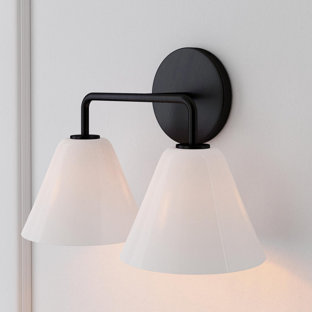 Conica Cone Wall Sconce - 1, 2, 3-Light Modern Glass Lighting