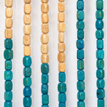 Carica l'immagine nella visualizzazione Galleria, Tenda per porta bohemien con perline di legno
