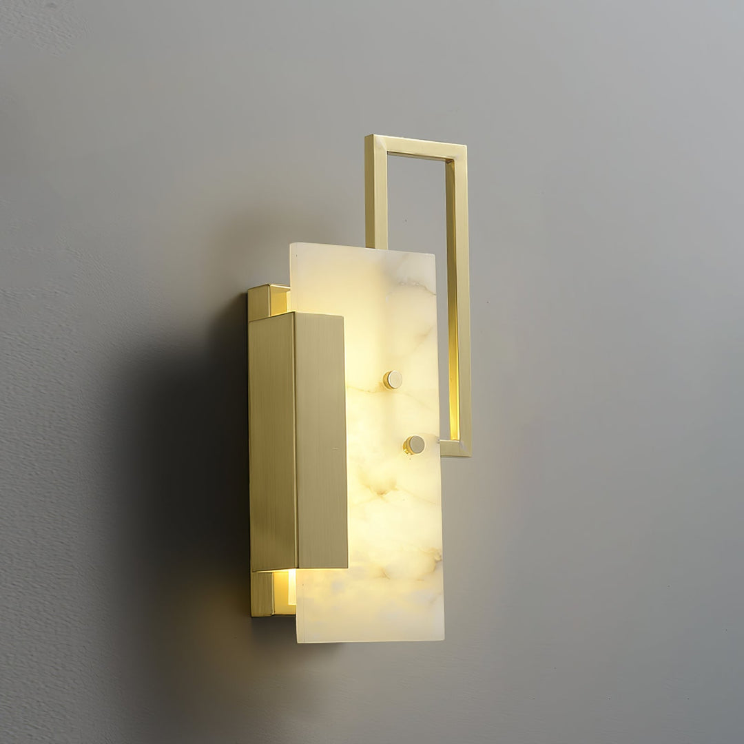 Althea Alabaster Wandkerze