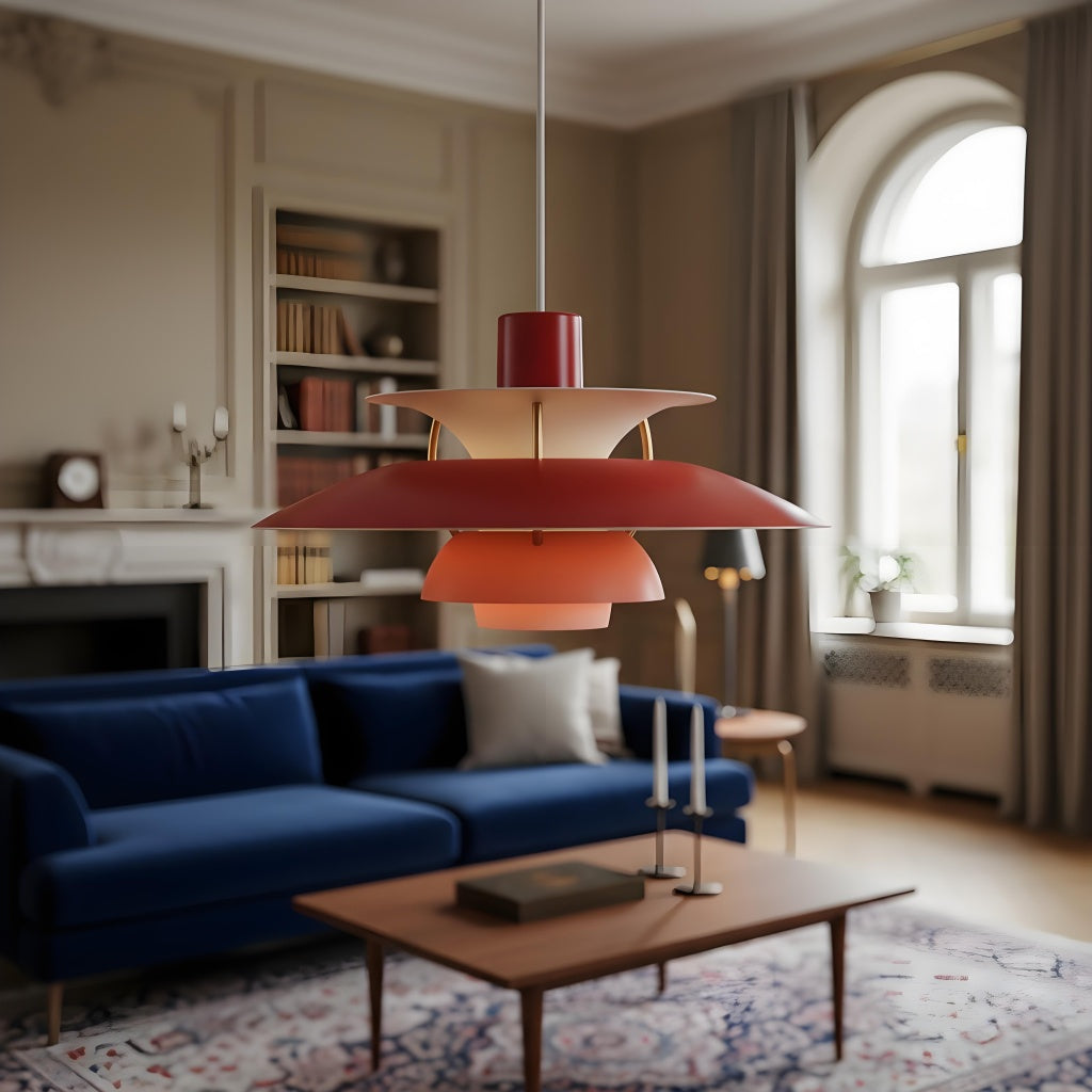 Lampada a sospensione Danish Design – Design nordico scandinavo multicolore per sala da pranzo e soggiorno N38