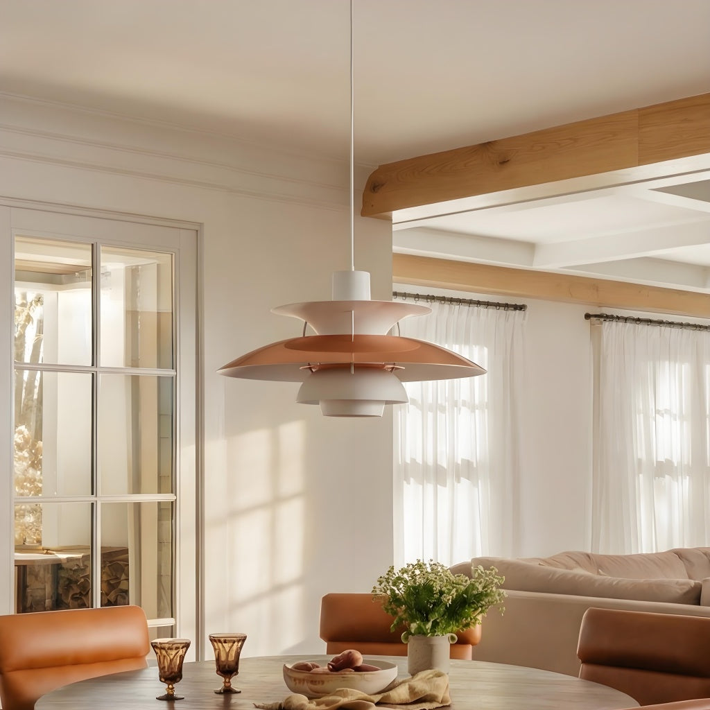 Lampada a sospensione Danish Design – Design nordico scandinavo multicolore per sala da pranzo e soggiorno N38