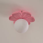 Bild in die Galerieansicht laden, Cream Bloom Blumen Deckenlampe