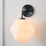 Load image into Gallery viewer, Talvior Geometric Modern Bathroom Sconce - Faceted Shade Light in Luxe Finishes
