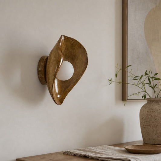 Aplique de pared moderno en forma de capullo Goviena – Lámpara de pared decorativa minimalista para dormitorio y pasillo