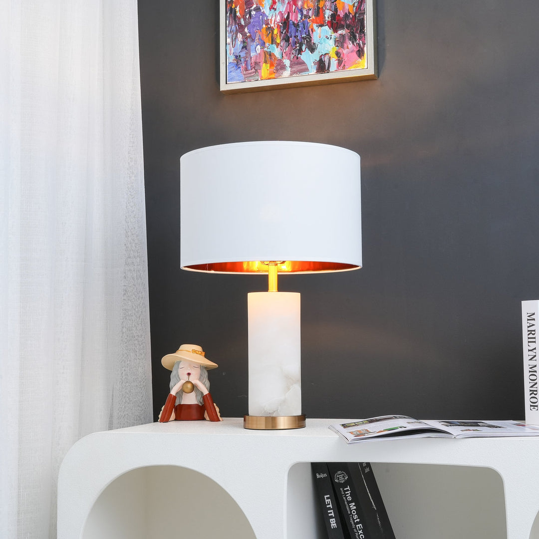 Lámpara de Mesa Lineham de Alabastro