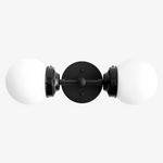 Load image into Gallery viewer, Lumio Globe Modern Geometric Sconce - Two Light Bathroom Vanity Lighting
