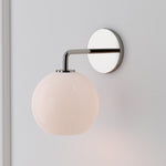 Load image into Gallery viewer, Selvion Artistic Globe Sconce Light - Handcrafted Glass Sculptural Wall Fixture
