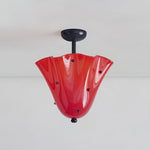 Load image into Gallery viewer, Bellina Decorative Glass Ceiling Light - Modern Sculptural Flush Mount
