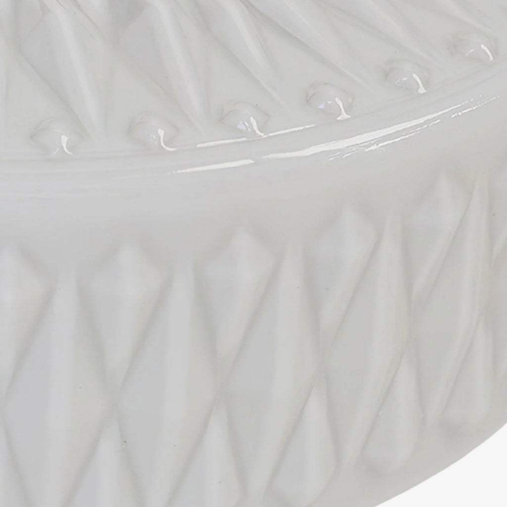 Mistaro Minimal Glass Ceiling Lamp - Flush Mount Design for Living Room and Bedroom