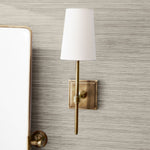 Load image into Gallery viewer, Derlina White Linen Shades Wall Lamp – Retro Metal Multi-Head Lighting Fixture
