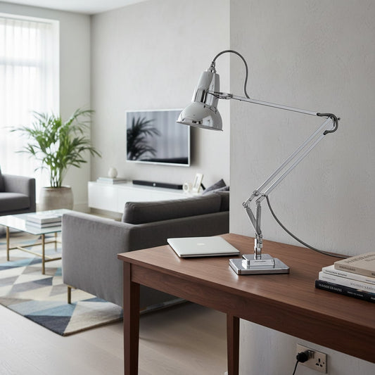 Lampe de Bureau Classique Multicolore - Bras à Ressort Réglable pour Bureau