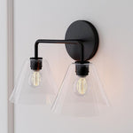 Load image into Gallery viewer, Conica Cone Wall Sconce - 1, 2, 3-Light Modern Glass Lighting
