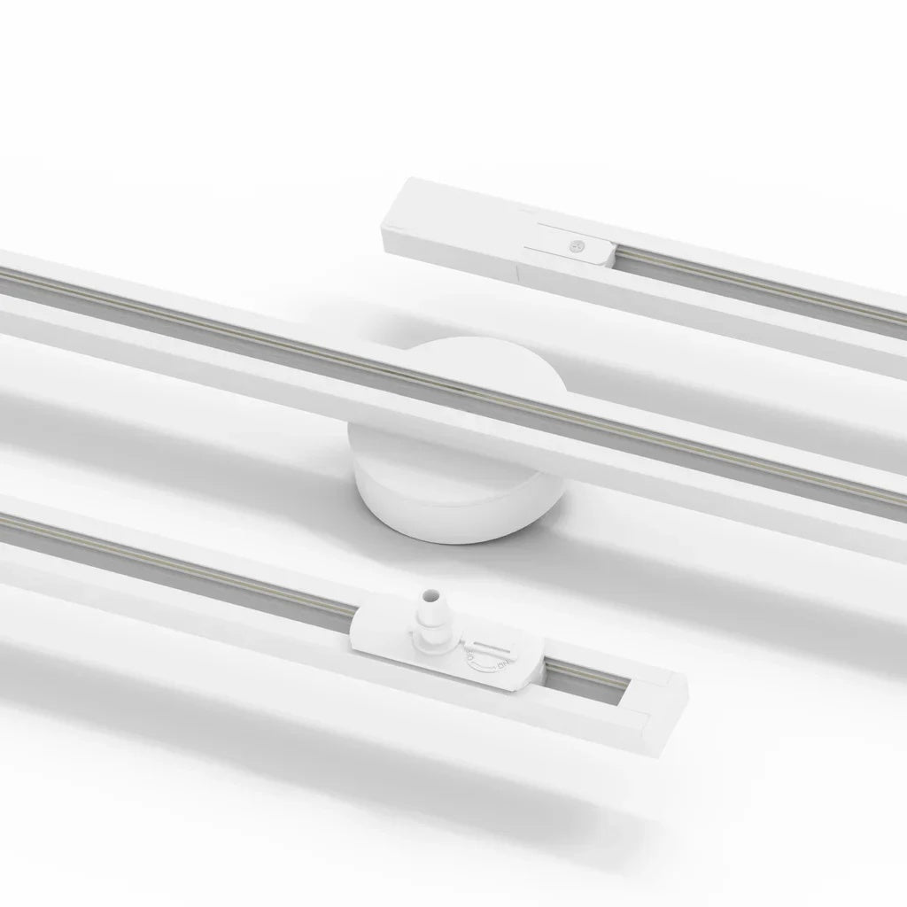 Axitra draaibare pendellicht plafondrail – strakke verstelbare rails voor pendellampen eigentijds N21