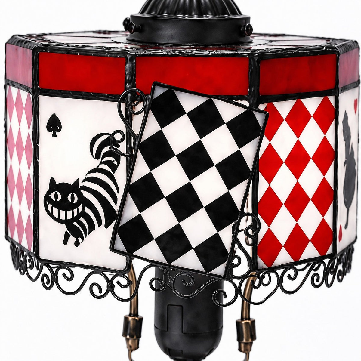 Alice Storybook Glass Table Lamp