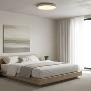 Zenthoris Travertine Ceiling Light Minimalist Flush Mount – Modern Ambient Hallway Lighting