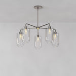 Load image into Gallery viewer, Lumivelle 5-Light Pebble Chandelier - Modern Glass Pendant Lighting
