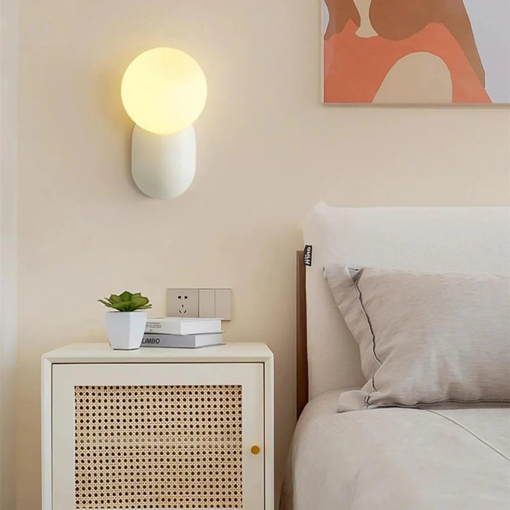 Luz de Pared de Orbe de Vidrio Nórdico Luma