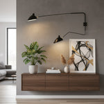 Afbeelding laden in galerijweergave, Arclume moderne minimalistische design wandlamp – strakke verstelbare arm wandlamp eigentijdse verlichting N42