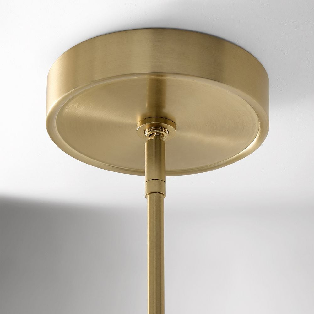 Lámpara de araña de globo de vidrio Vega de estilo moderno de mediados de siglo con pantallas de vidrio para comedor y isla de cocina