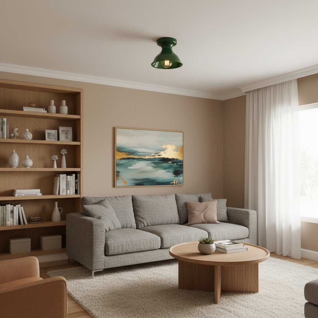 Dravin Keramische Plafondlamp - Levendig Kleurenpalet Moderne Binnenlamp voor Woonkamer en Gang