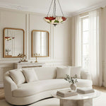 Afbeelding laden in galerijweergave, TF Botanica Bloemen Glas Plafond- en Hangverlichting - Kunstglas Stijl Armatuur voor Kamers