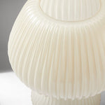 Load image into Gallery viewer, Novarise Ribbed Glass Table Lamp – Textured Glass Accent Lighting
