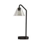 Load image into Gallery viewer, Conica Sculptural Cone Table Lamp - Modern Glass Lighting for Bedroom or Desk

