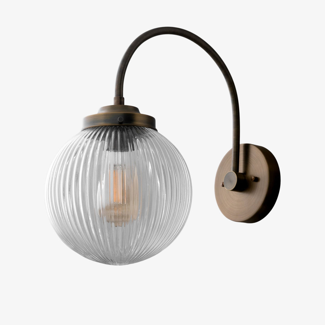 Glorica Spherical Contemporary Wall Light for Hallway & Entryway