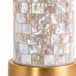 Load image into Gallery viewer, Beamira Natural Shell Mica Table Lamp – Handmade Crafted for Bedroom or Living Room