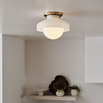 Load image into Gallery viewer, Hanton Modern Flush Mount Ceiling Light - Metal Minimalist Fixture
