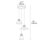 Load image into Gallery viewer, Nordic Hemp Rope Glass Pendant Light