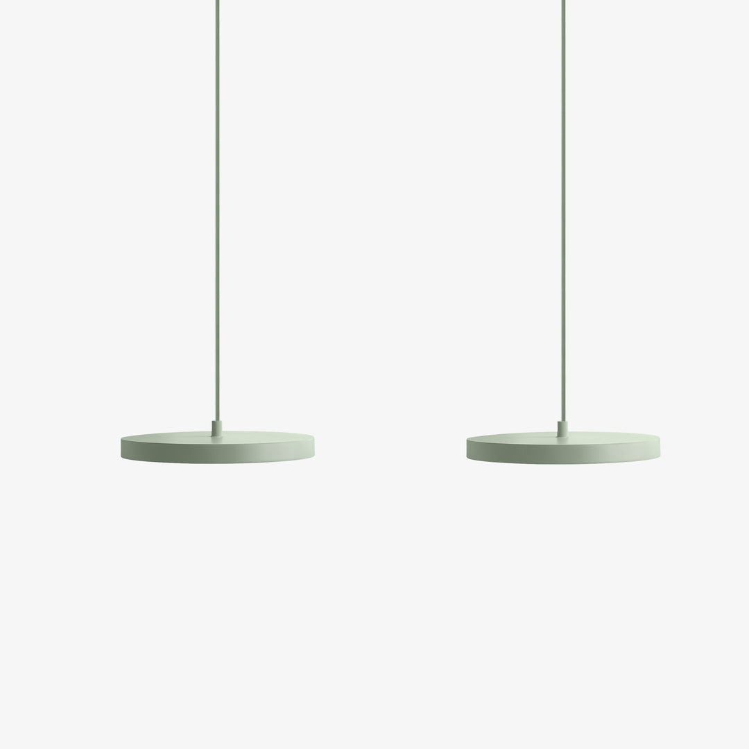 Evanos Disc Design Pendant Light – Sculptural Iron Disc Style for Modern Dining Room