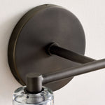 Load image into Gallery viewer, Glavira Recycled Glass Double Sconce - Indoor Brass Wall Lighting

