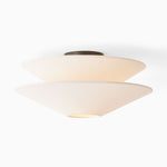 Load image into Gallery viewer, Solivara Flushmount Recessed Milky White Glass Simple Ceiling Lamp
