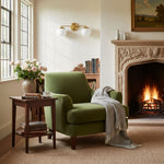 Load image into Gallery viewer, Glorica Glass Vanity Light - Art Deco Brass Wall Globe Fixture Modern
