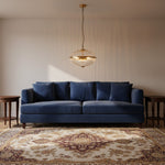 Load image into Gallery viewer, Luntra Contemporary Multi-Light Pendant with Textured Glass for Bedrooms and Hallways